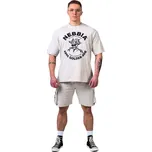 Pánské tričko Nebbia NEBBIA x OLYMPIA Washed Oversized T-Shirt GOLDEN AGE 790 light grey 3XL