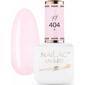 Lak na nehty Hybridní lak barevný lak NaiLac 404R 7 ml