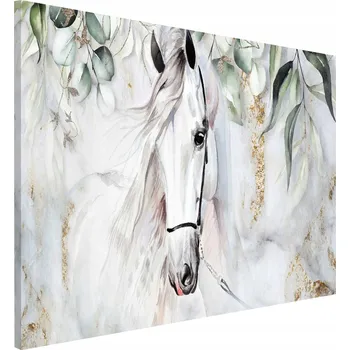Obraz Obraz na plátně obrazy na zeď do obýváku ložnice Kůň 80x120cm