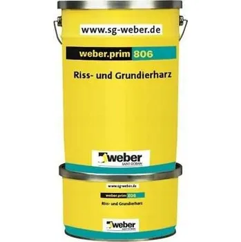 Průmyslové lepidlo Epoxidová pryskyřice Weber 0,6 kg bezbarvá