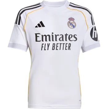 Chlapecké tričko adidas Real Madrid Home Shirt 2025 2026 Juniors White 9-10 Years