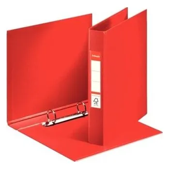 2 kroužkový pořadač Esselte VIVIDA A5-šíře hřbetu4cm,červený