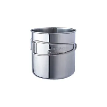 Kempingové nádobí Nerezový hrnek Space Safer, Basic Nature, 0,6 L