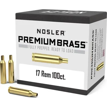 Příslušenství pro sportovní střelbu Nábojnice Nosler Premium Brass .17 Remington (100ks)