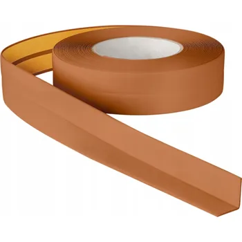 Podlahová lišta UKONČOVACÍ PVC LIŠTA 30x30 25m TMAVĚ HNĚDÁ Flexibilní