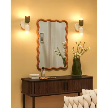 Obývací stěna Sada 2 nástěnných lamp krémově bílá kovová stínidlo nahoru a dolů obývací pokoj ložnice předsíň Beliani