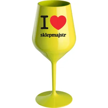 Sklenice Personalizovaná nerozbitná sklenice - I love