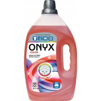 Prací prostředek Onyx Color 80 praní 3,2L gel prací prostředek na barevné prádlo účinný