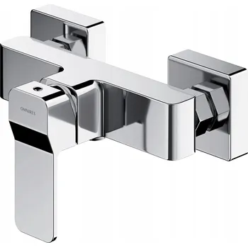 Vodovodní baterie Sprchová baterie Omnires Slide stříbrná