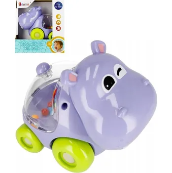 Bam Bam Baby Hroch na kolečkách chrastítko zvířátko pro miminko plast