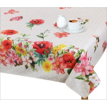 ubrus Bellatex Ubrus EMA Bordura květinová, rozměr 130x180 cm