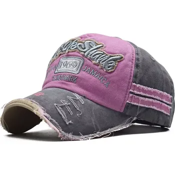 Kšiltovka Bavlněná Kšiltovka RockShanle JAMAICA Růžová