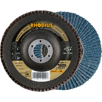 Brusný kotouč Rhodius 202735 | Brusný lamelový kotouč LSZ F1 PRO line / 125x22,23 - K40