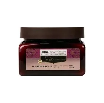 Vlasová regenerace ARGANICARE HEDVÁBNÁ MASKA PRO SNADNÉ ROZČESÁVÁNÍ VLASŮ