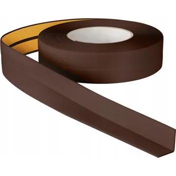 Podlahová lišta UKONČOVACÍ PVC LIŠTA 30x30 20m TMAVĚ HNĚDÁ Flexibilní Rohová Lišta