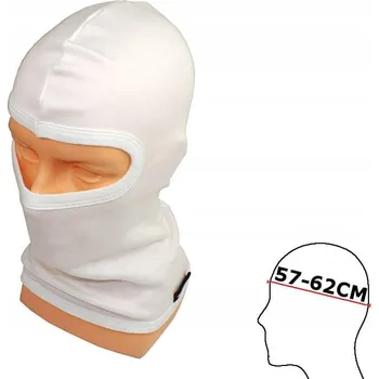 Kukla Bavlněná kukla s otvorem pro oči, velikost S/M, bílá