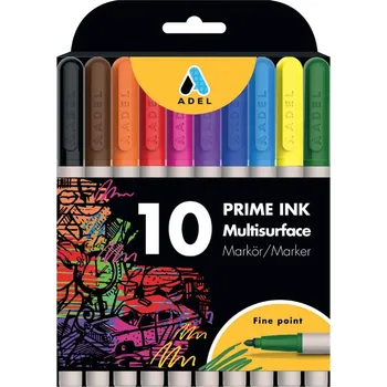 ADEL Fixy Prime Ink sada (10ks) - mix odstíny