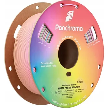 3D tisk Polymaker Panchroma PLA Gradient Pastelová Duhová 1.75 mm 1 kg