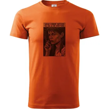 Pánské tričko Sarah Connorová je z tebe na nervy - Tričko Classic - nejlevnější - XL