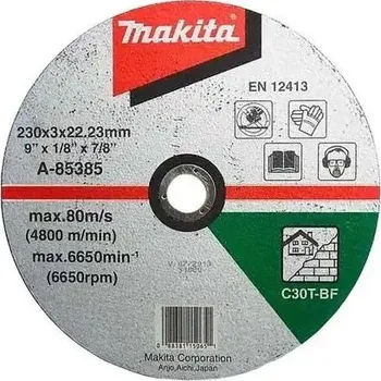 Řezný kotouč Řezací kotouč na kámen Makita 230 x 22,2 mm