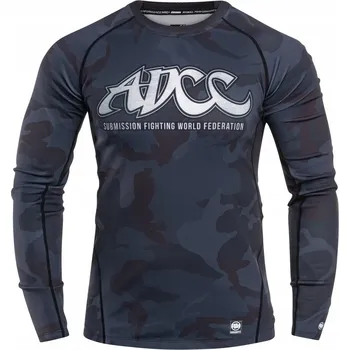 Termoaktivní tričko Pitbull s dlouhým rukávem Rashguard ADCC - Camo L
