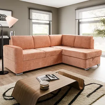 Sedací souprava Sedací souprava BARDO | 235x170 cm | PRAVÁ | rozkládací + úložný prostor | VÝBĚR TKANIN