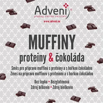 Protein ADVENI MEDICAL, spol. s r.o. Směs na MUFFINY protein čokoláda 280g Adveni bez lepku 5907