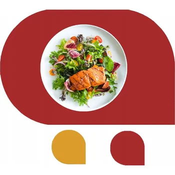 prostírání Nepravidelné plast prostírání 40 x 33 cm