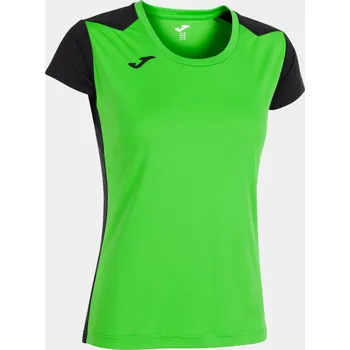Dámské tričko JOMA RECORD II DÁMSKÉ TRIKO - Světle zelená, Černá - velikost 2XS
