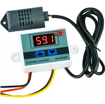 REGULÁTOR VLHKOSTI hygrostat vlhkoměr ELEKTRONICKÝ OVLADAČ 230V