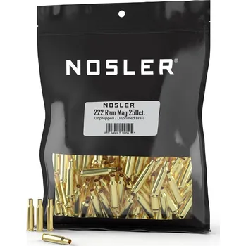 Příslušenství pro sportovní střelbu Nábojnice Nosler Bulk Unprepped Brass .222 Rem. Magnum (250 ks)