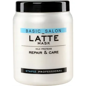 Vlasová regenerace STAPiZ Mléčná maska na vlasy LATTE Basic Salon 1000 ml