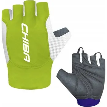 Cyklistické rukavice Cyklistické rukavice Chiba S zelené