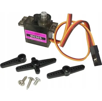 Elektronická stavebnice Modelářské servo MG90 celokovové, kompatibilní s RaspberryPI Arduino STM32 ESP