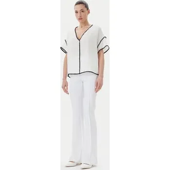 Dámská halenka ICONA Halenka RP5LE004 Bílá Relaxed Fit 38