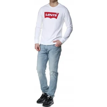 TRIČKO dlouhé PÁNSKÉ TRIČKO LEVI'S 's, bílé - XS