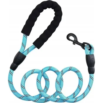 Vodítko pro psa VODÍTKO TRÉNINKOVÉ LANO REFLEXNÍ SILNÉ MĚKKÁ RUKOJEŤ 1,5m 150cm