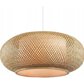 Závěsné svítidlo Olumen boho z bambusového dřeva 50 cm E27