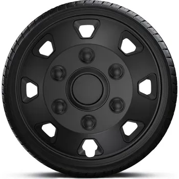 Poklice na kolo J-TEC Poklice na kola ITAH VAN black - kryty kol pro vozy VAN 14" - sada 4 ks -