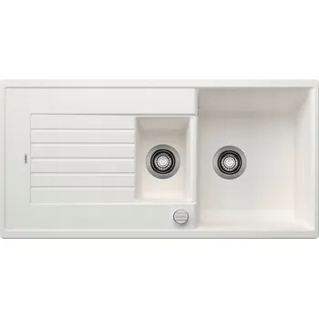 Granitový dřez Dřez jednopůlkomorový Blanco ZIA granit bílý