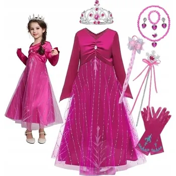 Karnevalový kostým Kostým Elsa Ledové Království Hopki vel. 116-122