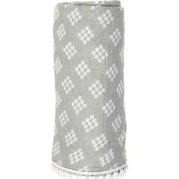 Zavinovačka LODGER Mušelínová zavinovačka Swaddler 120 x 120 cm Silt Green