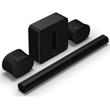 Domácí kino Sonos Arc Ultra černý + Sonos Sub 4 + 2x Sonos Era 300