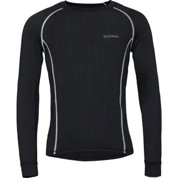 Pánská móda Pánské funkční triko Klimatex KRYSTOF1 L Černá, Bílá
