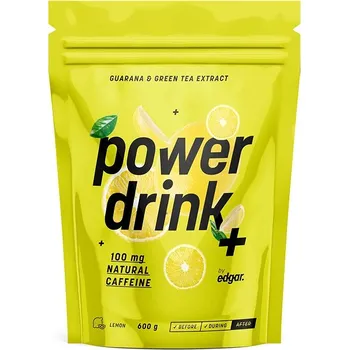 Nápoj pro sportovce EDGAR Powerdrink s kofeinem 600 g, citron