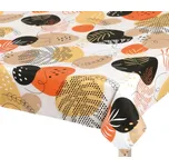 Bellatex Ubrus ADÉLA Oblázky oranžová, rozměr 120x140 cm