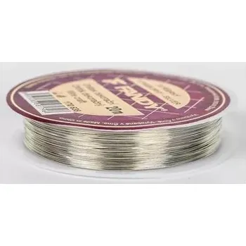 Vázací drát Drátek dekorační 20 m stříbrný
