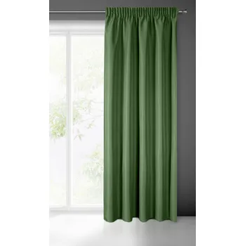 Závěs HOTOVÝ ZÁVĚS RITA NA PÁSCE 140X270 CM ZELENÁ