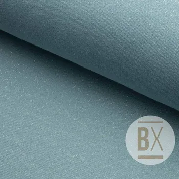 Teplákovina počesaná SHINE - Modro-šedá