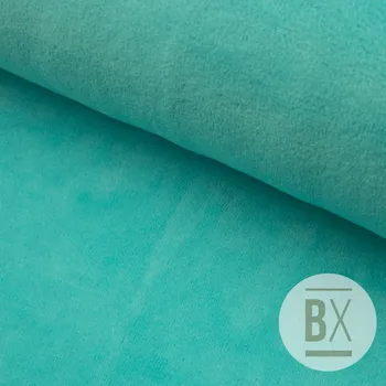 Velur Nicky Uni - Modrá tyrkysová světlá